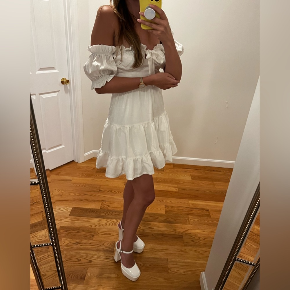 Alamour the label white mini dress - Picture 4 of 11